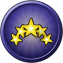 5 star spins icon in roll the world