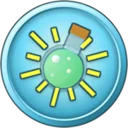 growth burst icon in roll the world