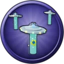 mega alien invasion icon in roll the world
