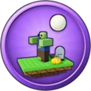 zombie night icon in roll the world