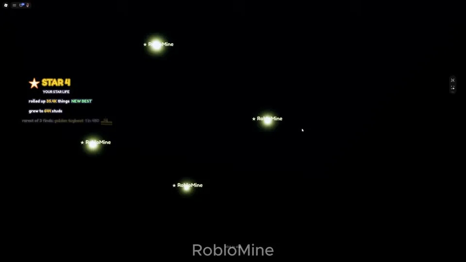 Star 4 summary with several stars shining in a black sky